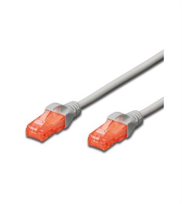 CAVO PATCH CAT 6 U/UTP RAME 2 MT GRIGIO AWG 26/7 CU