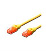 CAVO PATCH CAT 6 U/UTP RAME 0,5 MT GIALLO AWG 26/7 CU