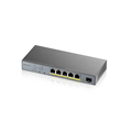 Switch ZYXEL GS1350-6HP 10/100/1000 L2 5P PoE + 1P SFP