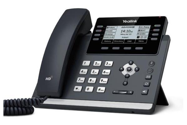 TELEFONO IP Yealink SIP-T43U: 12 SIP account-BT VIA DONGLE
