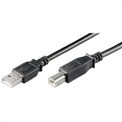 CAVO USB 2.0 A/B M/M 3.0 MT NERO