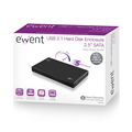 BOX EWENT SATA PER HD/SSD 2.5 USB3.1 GEN1 EW7032 ALLUMINIO