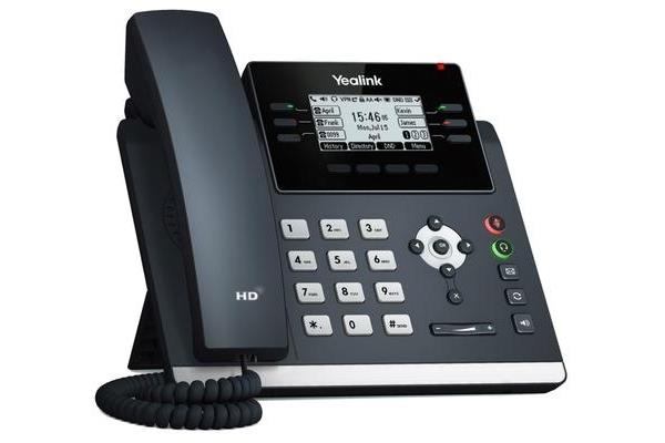 TELEFONO IP Yealink SIP-T42U: 12 SIP account-BT VIA DONGLE
