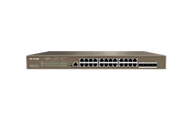 Switch L3 MANAGED IP-COM 24P GE POE + 4P SFP 410W
