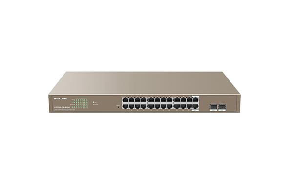Switch CLOUD MANAGED IP-COM 24P GE POE + 2P SFP 410W