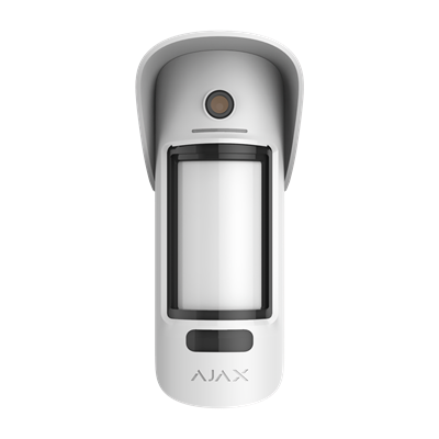 MOTION CAM OUTDOOR WHITE AJAX - RILEV.con foto verifica PIR