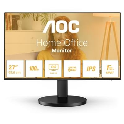 MON AOC 27B3HA2 27IPS FHD 100Hz MM 1ms VGA/HDMI VESA BLK