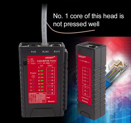 NOYAFA - Tester per cavi di rete NF-468S