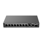 Switch CLOUD SMART MAN. REYEE 8x1GEPoE+ 2xGE+ 1SFP 120W