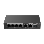 Switch CLOUD SMART MAN. REYEE 4x1GEPoE+ 1xRJ45/SFP 1xGe 54W