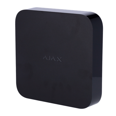 NVR Ajax 8 canali H265/H264 Ris. fino a 4K ONVIF/RTSP NERO