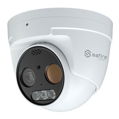 TEL.IP TERMICA SAFIRE SMART TURRET BI-SPETTRO 5MPX|3.2mm|POE