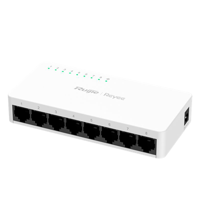 Switch REYEE 8P GBe UNMANAGED RG-ES08G-L PLASTIC CASE