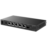 Reyee Cloud Router 6P con 5P RJ45 2.5G(4 PoE+) + 1 SFP+ 10GE