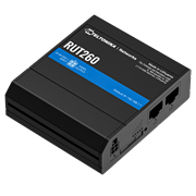 ROUTER TELTONIKA 4G RUT260(LTE)Cat6 WI-FI INDUSTRIALE-2xRJ45
