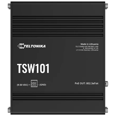 Switch Unmanaged Industriale TELTONIKA TSW101 5P.GE (4P.POE)