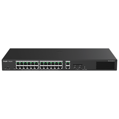 Switch CLOUD SMART MAN. REYEE 24PGe PoE+ 2xRJ45/SFP 370W P.B
