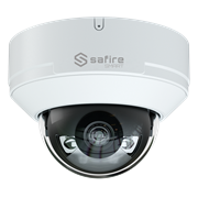 TELEC.IP DOME SAFIRE E1 con AI 6MPX 2.8mm IR e LUCE B. 50mt