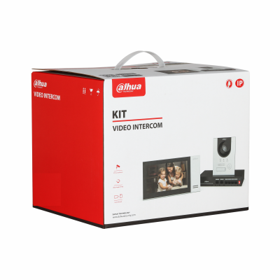 DAHUA Kit VDP IP con VTH bianco, a incasso KTP01L(F)