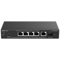 Switch CLOUD MAN.L2 REYEE 4x2,5GE PoE+/1xRJ45 2,5G 1xSFP+10G
