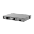 Switch CLOUD MAN. L2 REYEE 18PGe(16P PoE+) 2P SFP 250W RACK