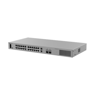 Switch CLOUD MAN. L2 REYEE 26PGe(24P PoE+) 2xSFP 370W RACK